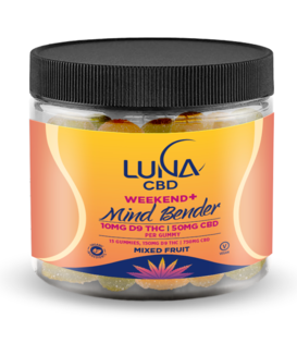 Luna Weekend+ 10mg D9 Gummies: Mind Bender