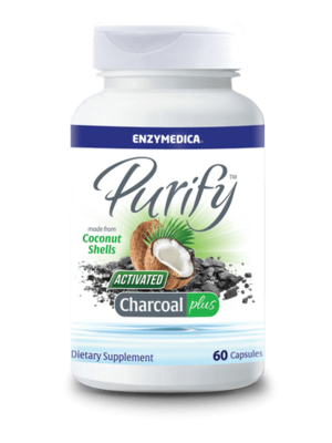 Enzymedica Enzymedica Purify - Coconut Charcoal+, 60cp.