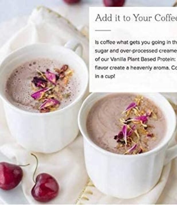 Truvani Vanilla Plant Protein Powder, Box of 10