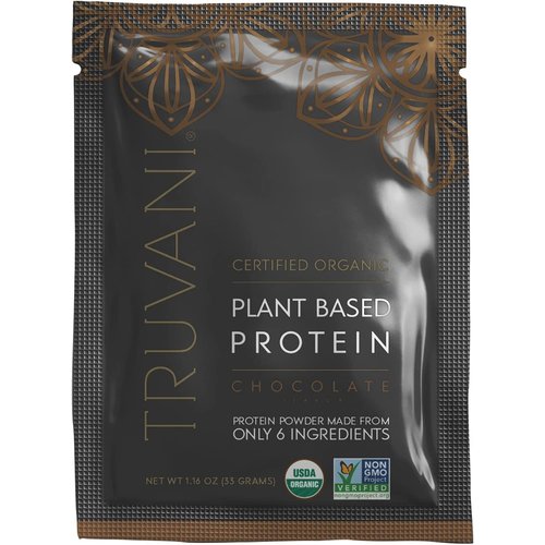 Truvani Chocolate Plant Protein Powder, 1.16oz.