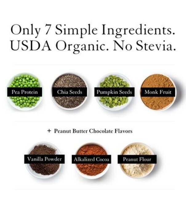 Truvani Plant Protein Powder, PB Chocolate, 25.75oz.