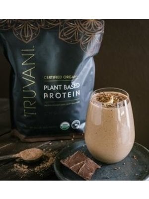 Truvani Chocolate Plant Protein Powder, 23.63oz.
