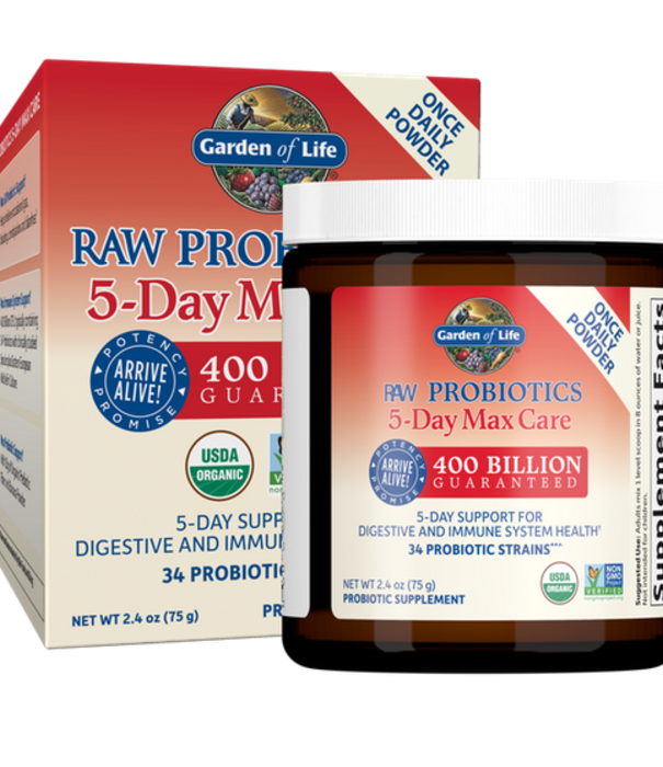 GoL RAW Probiotics 5 Day Max Care, Refrig