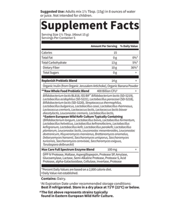 GoL RAW Probiotics 5 Day Max Care, Refrig