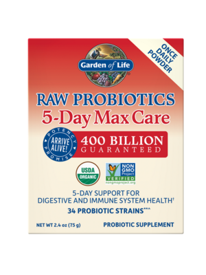 GoL RAW Probiotics 5 Day Max Care, Refrig