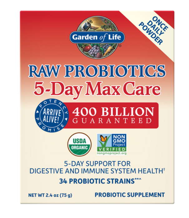 GoL RAW Probiotics 5 Day Max Care, Refrig