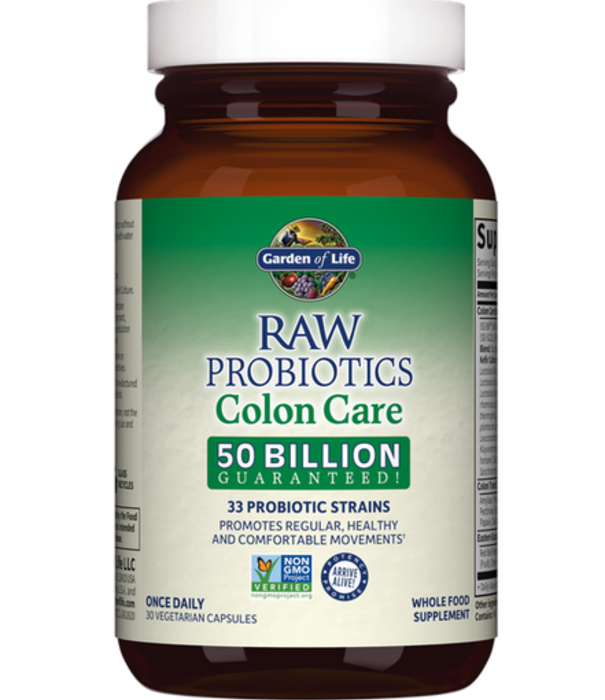 GoL Raw Probiotics Colon Care, Refrig, 30cp