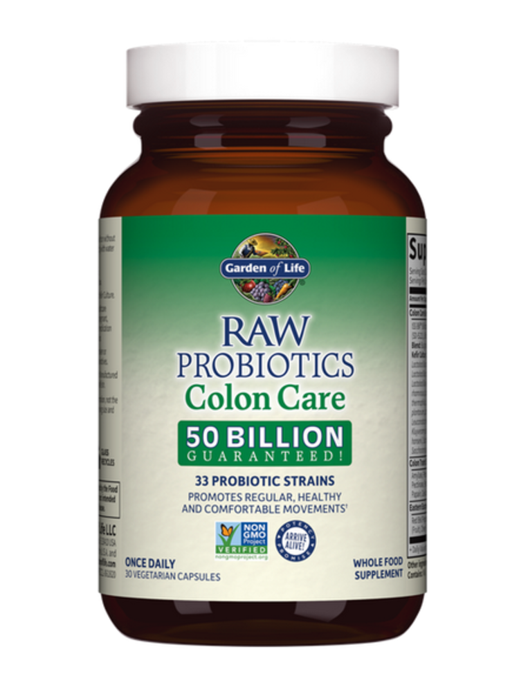 GoL Raw Probiotics Colon Care, Refrig, 30cp