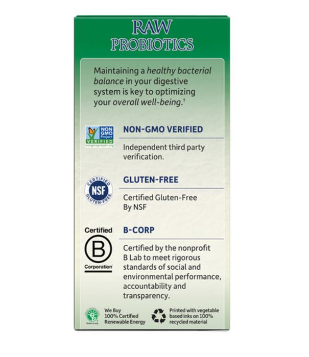 GoL Raw Probiotics Colon Care, Refrig, 30cp