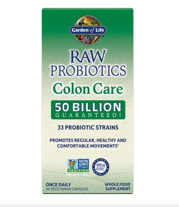 GoL Raw Probiotics Colon Care, Refrig, 30cp