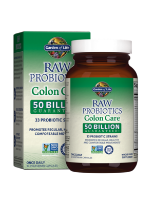 GoL Raw Probiotics Colon Care, Refrig, 30cp