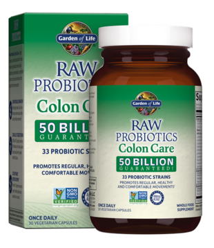 GoL Raw Probiotics Colon Care, Refrig, 30cp