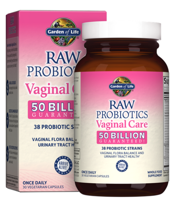 GoL RAW Probiotics Vaginal Care, Refrig, 30ct