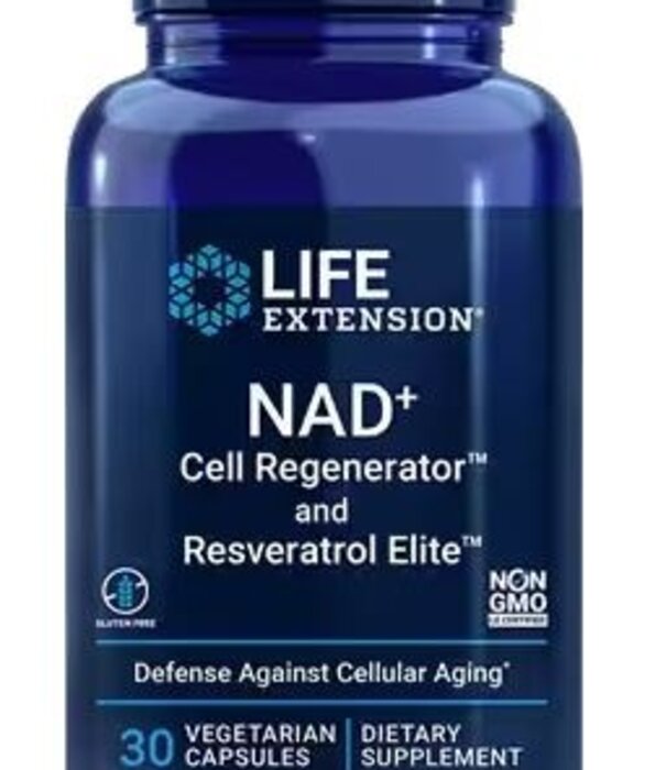 Life Extension Life Extension NAD+ Cell Regenerator + Resveratrol, 30vc