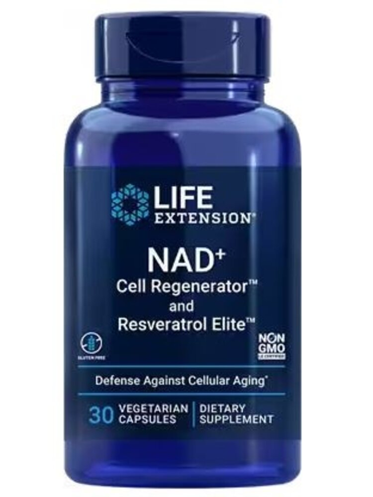 Life Extension Life Extension NAD+ Cell Regenerator + Resveratrol, 30vc
