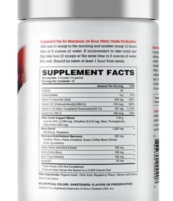 Bionox Ultimate Nitric Oxide Nutrition, Berry, 30 scoop