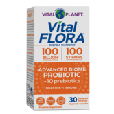 Vital Planet Vital Flora Advanced Biome Probiotic, SS, 30vc