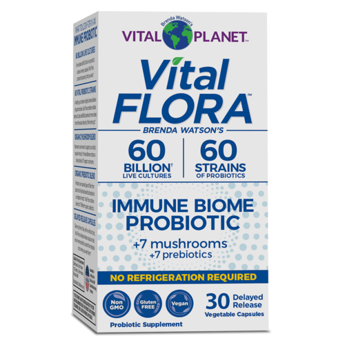 Vital Planet Vital Flora Immune Biome Probiotic, SS, 30vc