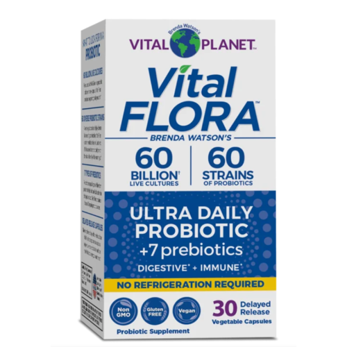 Vital Planet Vital Flora Ultra Daily Probiotic, SS, 30vc Vital Planet Vital Flora Ultra Daily Probiotic, SS, 30vc
