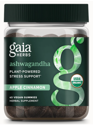 GAIA HERBS Gaia Ashwagandha Gummies, Organic, 45ct.