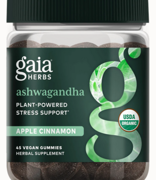 Gaia Ashwagandha Gummies, Organic, 45ct.