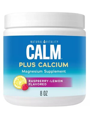 Natural Vitality Calm Plus Calcium, Rasp Lemon, Tub, 8oz.