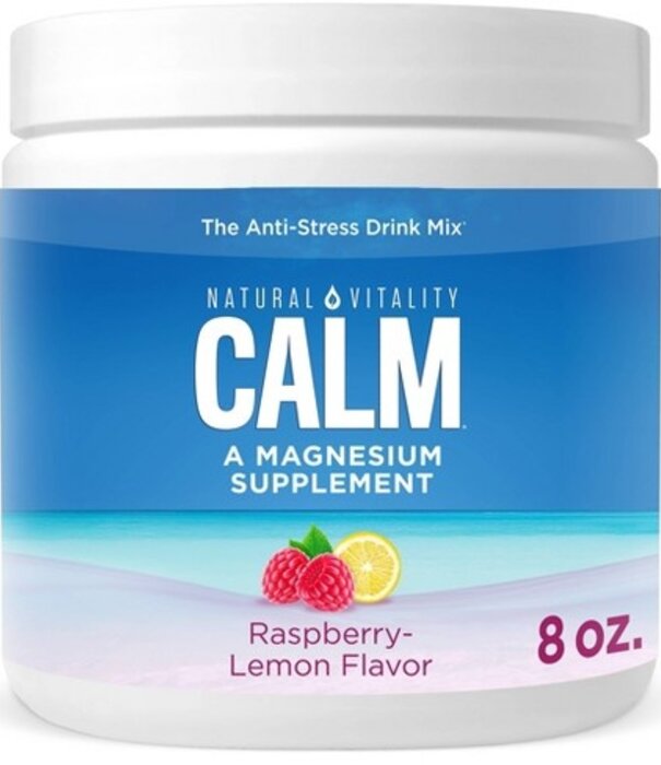 Natural Vitality Calm, Raspberry Lemon, Tub, 8oz.