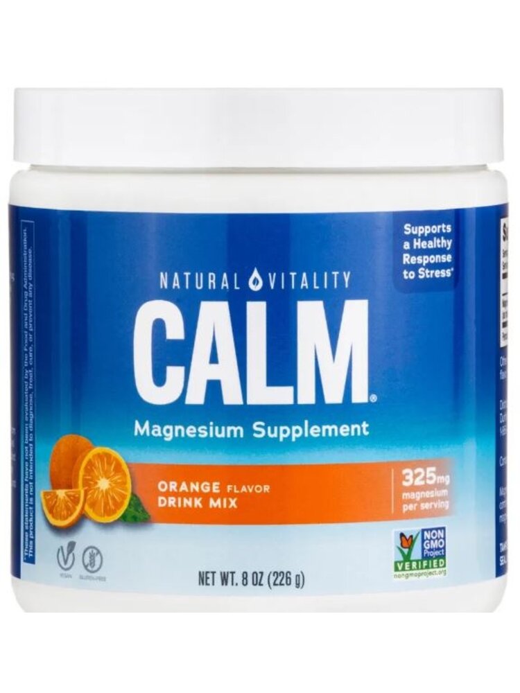 Natural Vitality Calm, Orange, Tub, 8oz.