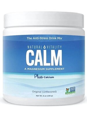 Natural Vitality Calm Plus Calcium, Plain, 8oz.