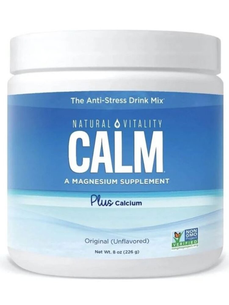 Natural Vitality Calm Plus Calcium, Plain, 8oz.