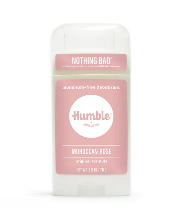 Humble Brands Deodorant Vegan Sensitive Moroccan Rose, 2.5oz