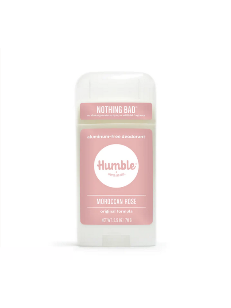 Humble Brands Deodorant Vegan Sensitive Moroccan Rose, 2.5oz