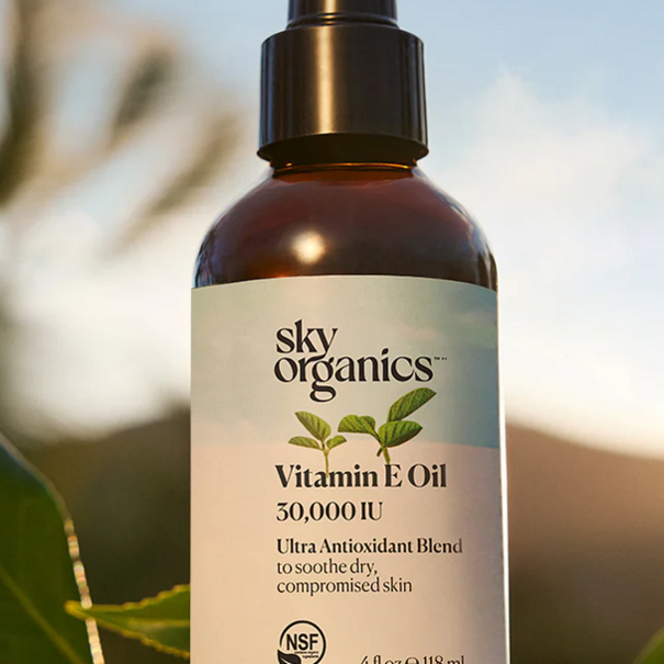 Sky Organics Vitamin E Oil, 4oz Nuts 'n Berries Healthy Market