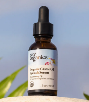 Sky Organics Castor Oil Eyelash Serum, 1oz
