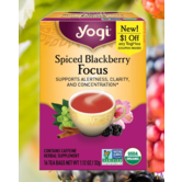 Yogi Tea, Focus, Spiced Blackberry, Organic, 16bgs