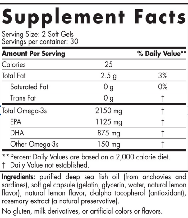 Nordic Naturals Nordic Naturals Ultimate Omega 2x Sport, 60ct