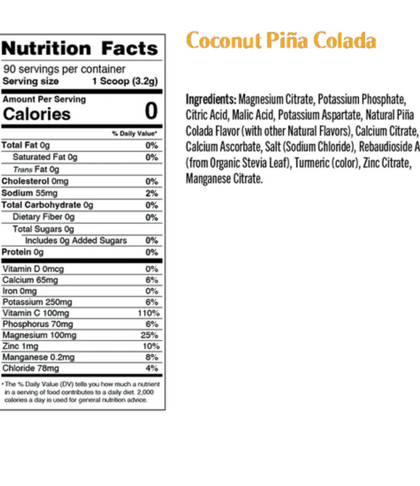 Ultima Replenisher Ultima Coconut Pina Colada Canister, 90 servings