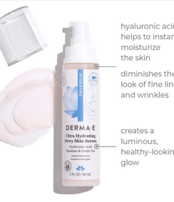 Derma E Hylauranic Acid Rehydrating Skin Serum, 2oz.