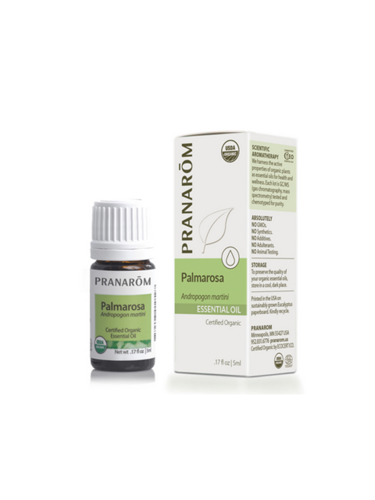 Pranarom Organic Palmarosa Oil, 5ml