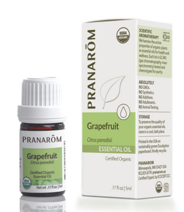 Pranarom Organic Grapefruit Oil, 5ml