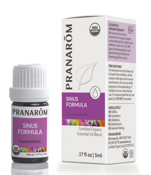 Pranarom Organic Sinus Formula, 5ml.