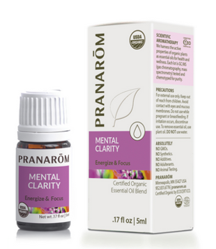 Pranarom Organic Mental Clarity, 5ml.