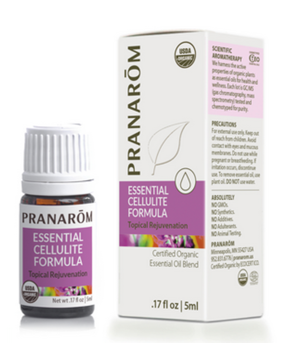 Pranarom Organic Essential Cellulite Formula, 5ml. disco