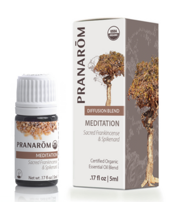 Pranarom Organic Meditation Diffusion Blend, 5ml