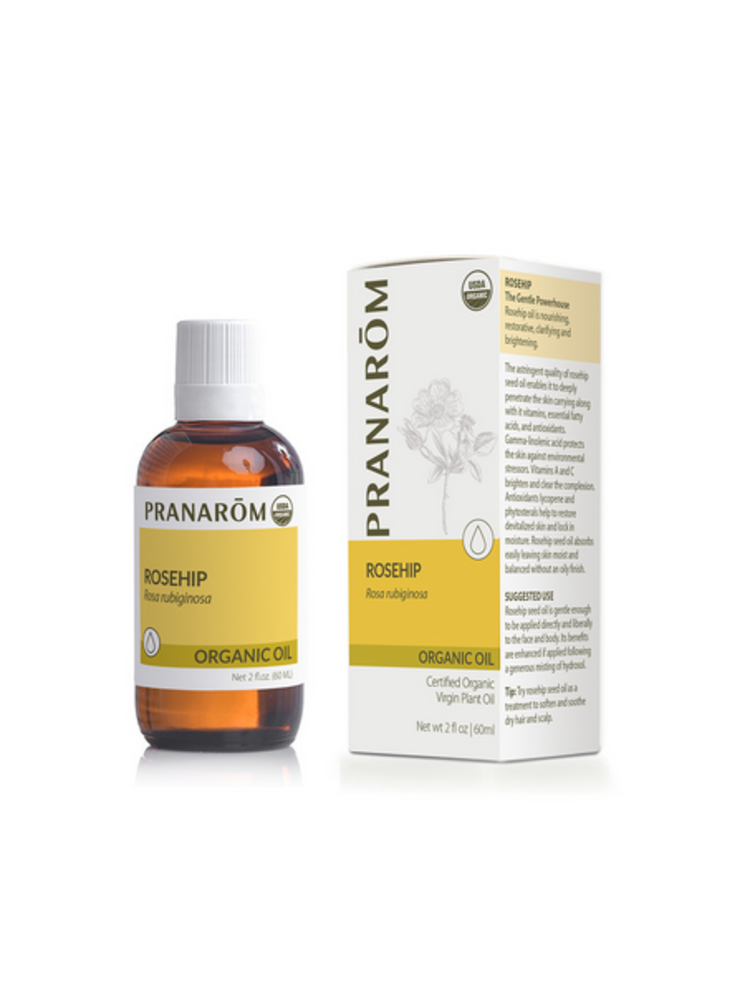 Pranarom Organic Rosehip Seed Virgin Plant Oil, 60ml