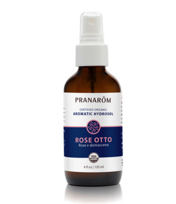 Pranarom Organic Rose Otto Hydrosol, 4oz