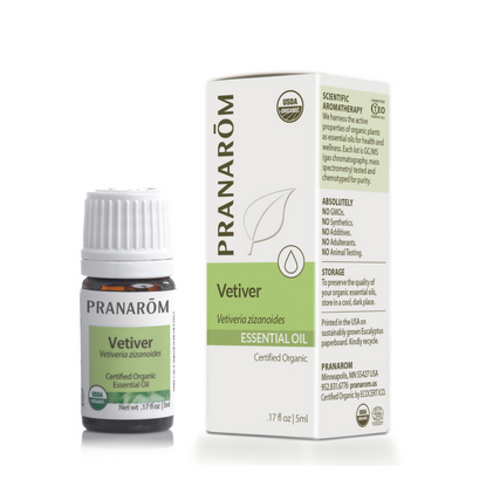 Pranarom Organic Vetiver Oil, 5ml. Pranarom Organic Vetiver Oil, 5ml.