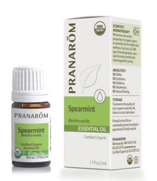 Pranarom Organic Spearmint Oil, 5ml.
