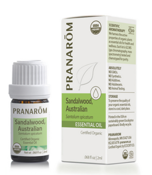Pranarom Organic Sandalwood Oil, 5ml