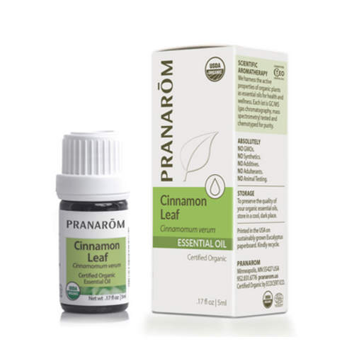 Pranarom Organic Cinnamon Leaf Oil, 5ml